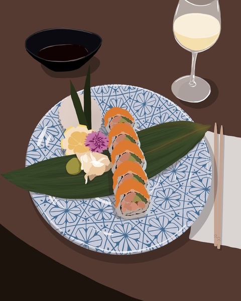 Tokyo maki Print