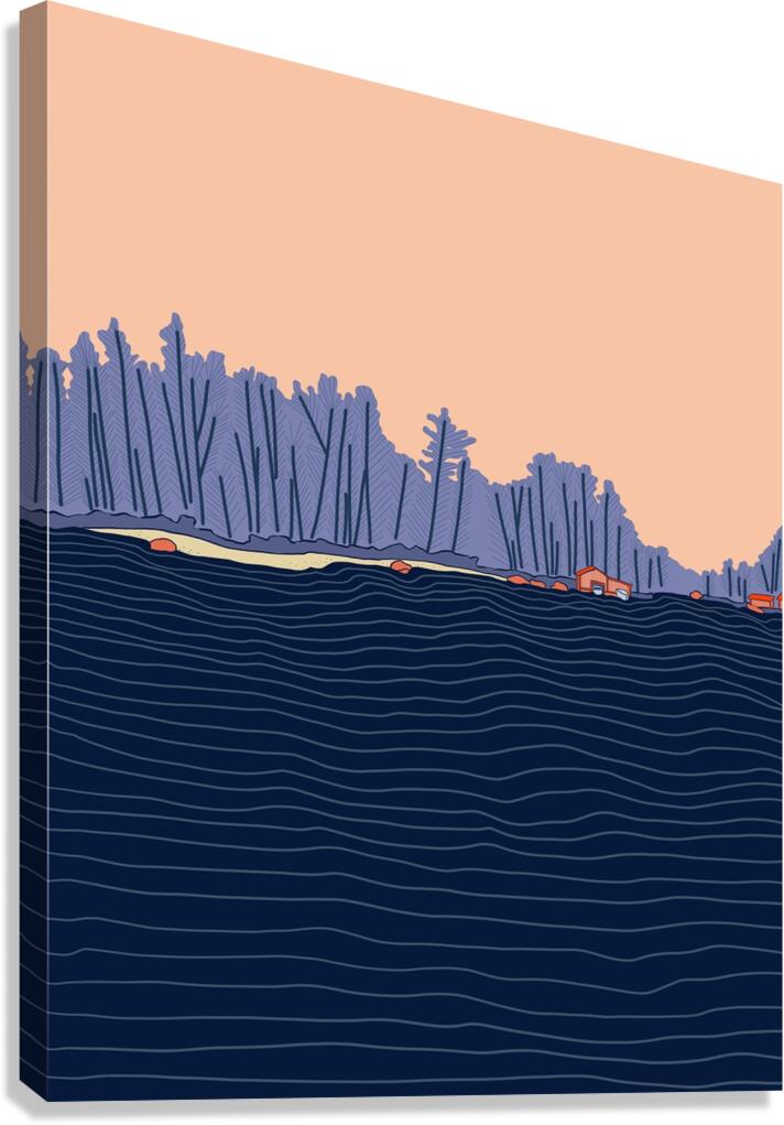 1000 iles Canvas Print