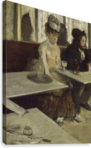 Absinth Drinkers Canvas Print