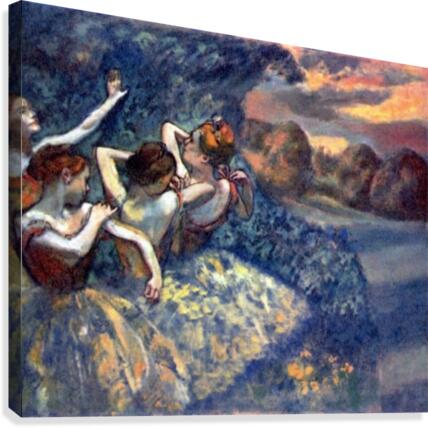 Four Dancers Canvas Print