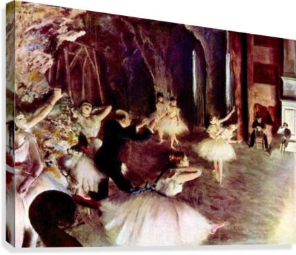 Stage trial Canvas Print