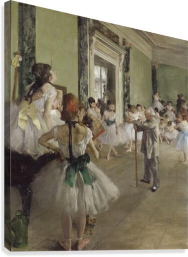 The Ballet Class Canvas Print