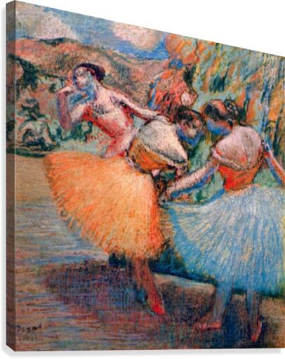Three dancers 1 Canvas Print