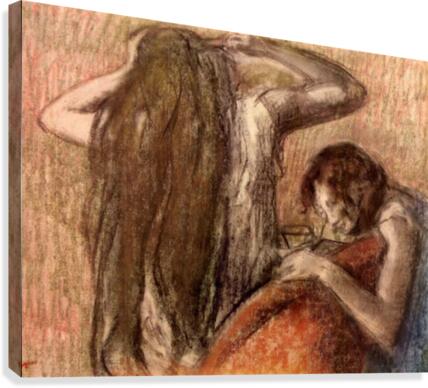 Two girls Canvas Print