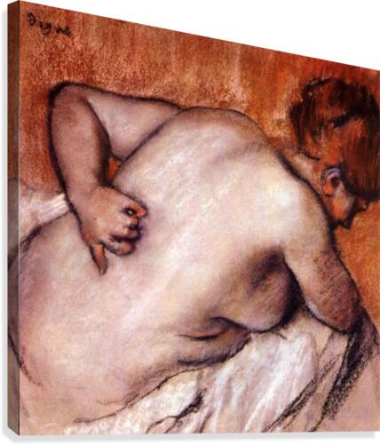 Womans back Canvas Print
