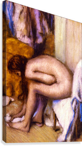 After the Bath Canvas Print