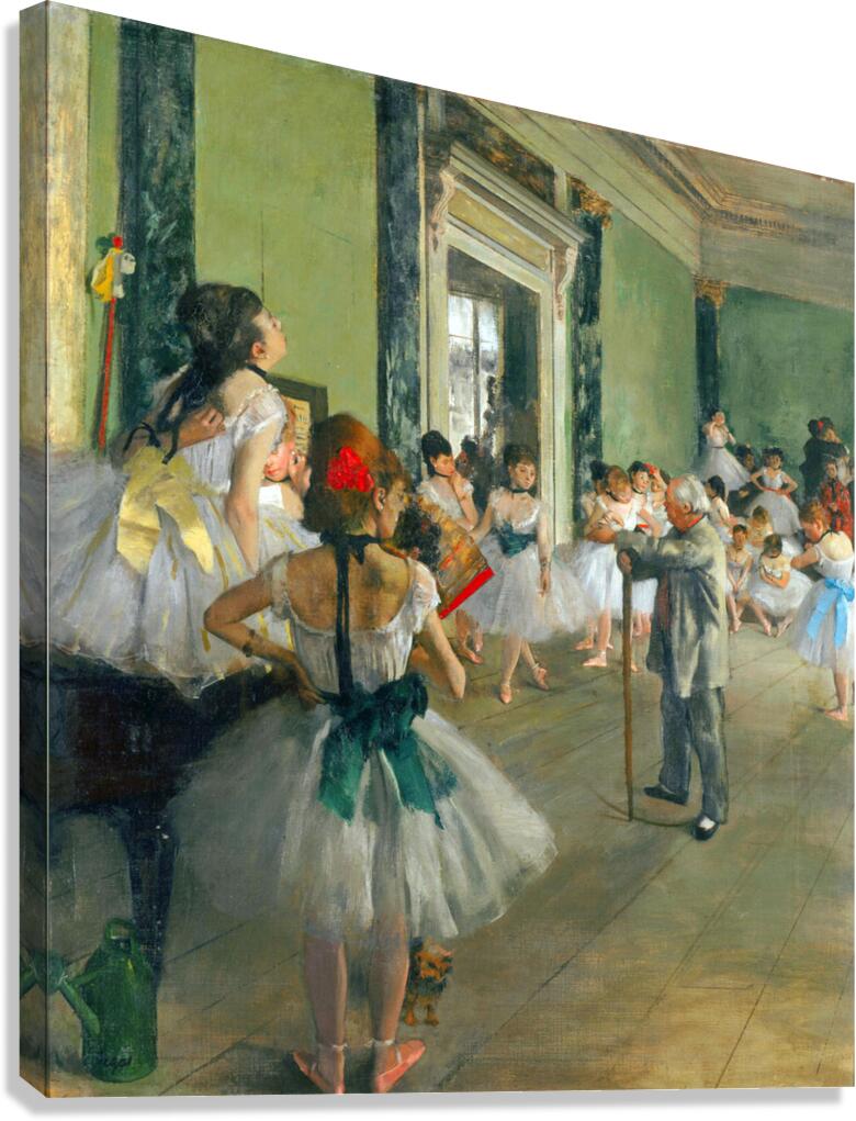Ballet Class Canvas Print