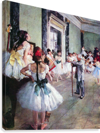 The dance class Canvas Print