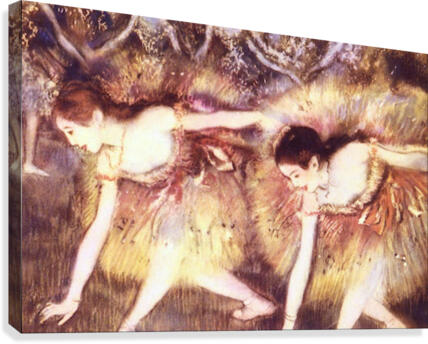 Two Dancers Canvas Print