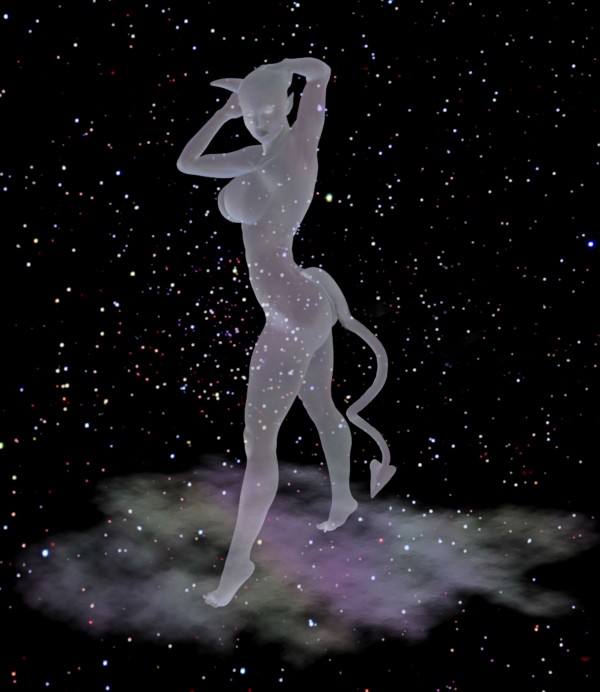 Cosmic Lil Devil by The Art Of Fantasy