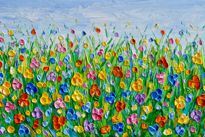 Colorful Flower Field