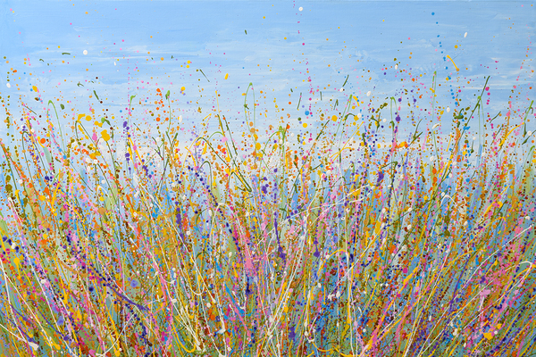 Blue Sky Meadow Print