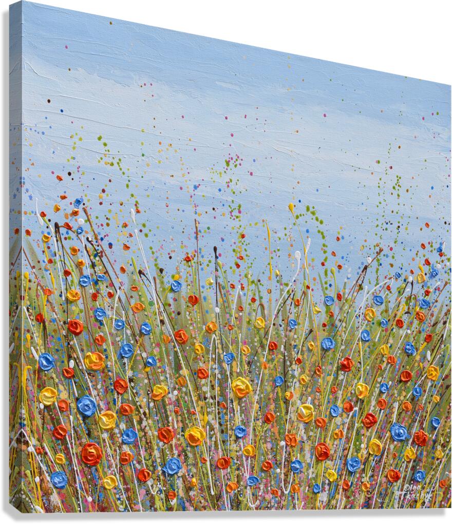 Colorful Meadow Canvas Print