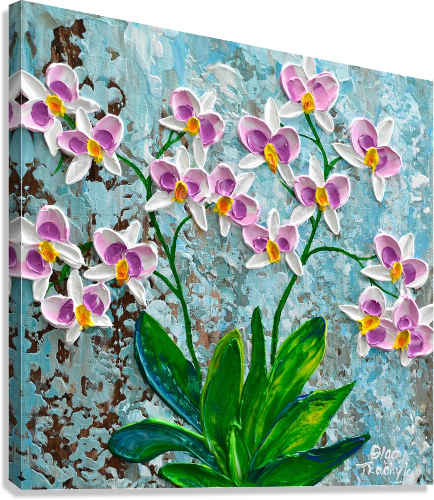 orchidpurple Canvas Print