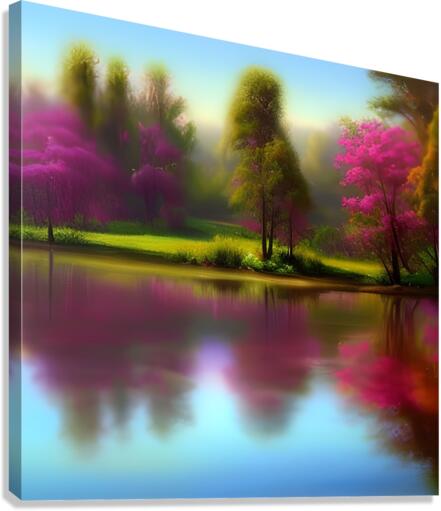 Tranquil Lake Canvas Print
