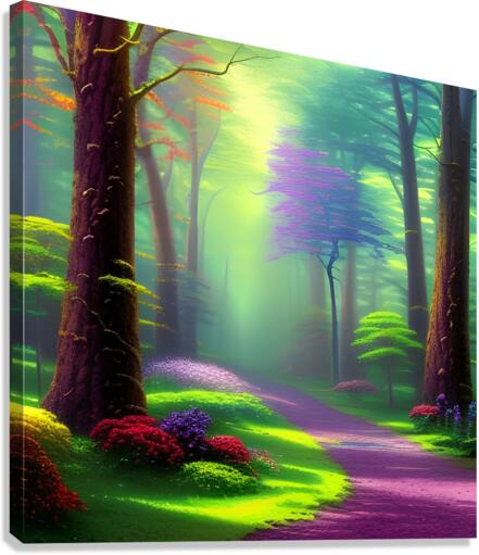 The Fantasy Forest Path Canvas Print