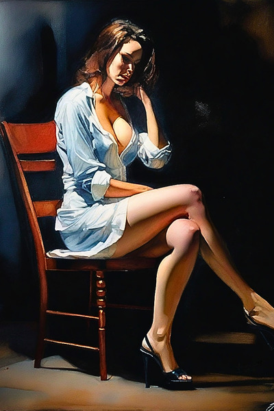 Lady On A Chair by QueenNoble