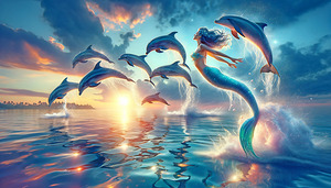 Mermaid  Dolphins