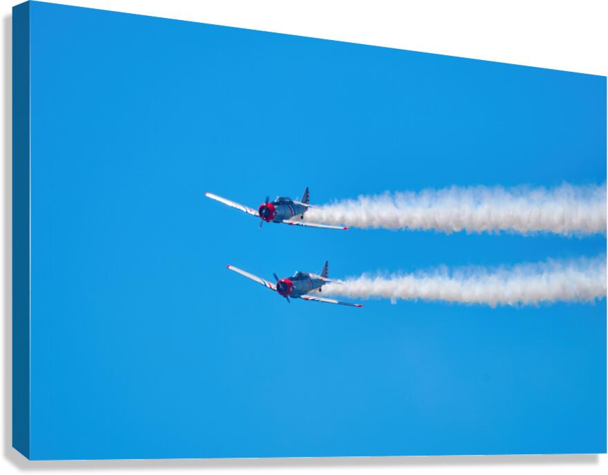 AT-6 Texans - 1 Canvas Print