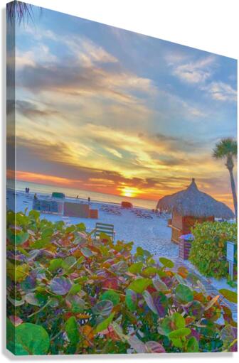 Don CeSar Sunset Canvas Print