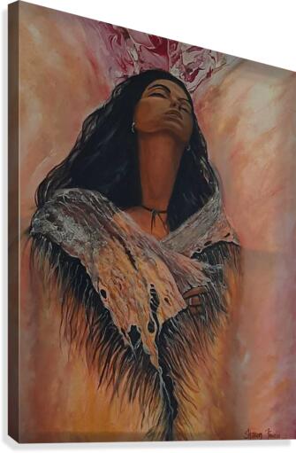 The Shawl  Canvas Print