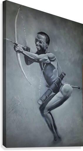 Happy Hunter  Canvas Print