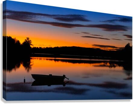 Grumman Sunset Canvas Print