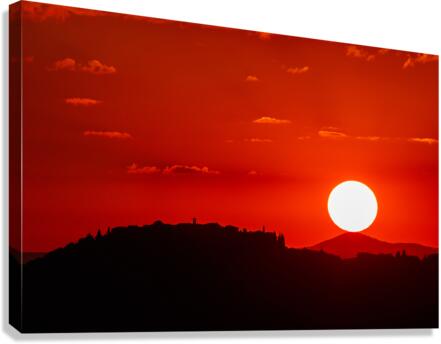 UnderTheTuscanSunset Canvas Print