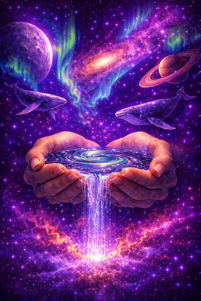 Ocean Between Realms Print