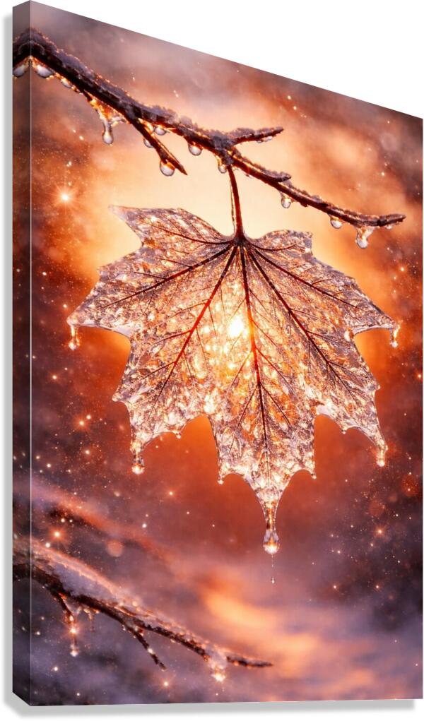 When Winter Lets Go Canvas Print