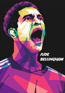 Jude bellingham wpap style  by Asran creative