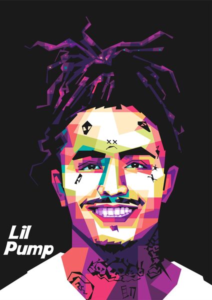 Lil pump pop art  by Asran creative