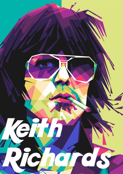 Keith richards  Print