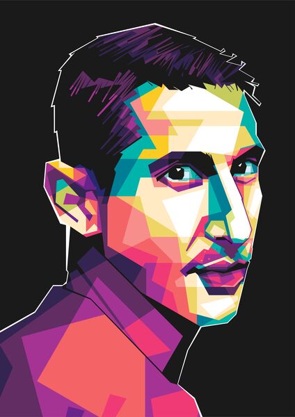 Di Maria pop art style  by Asran creative