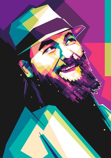 Bray Wyatt pop art style  by Asran creative