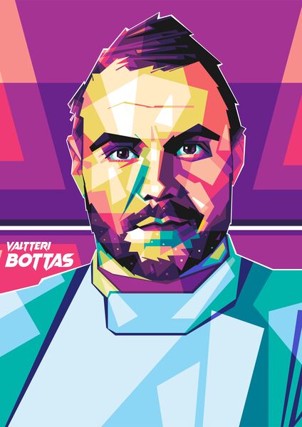 Valtteri Bottas wpap style  by Asran creative