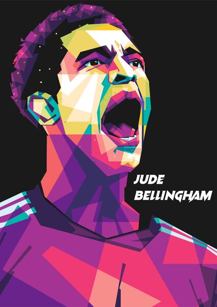 Jude bellingham wpap style  by Asran creative