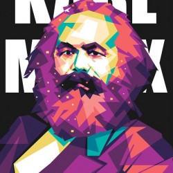 Karl Marx wpap style 