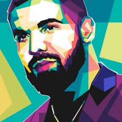 Drake pop art
