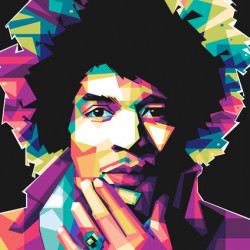 Jimmy Hendrix pop art 