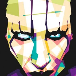 Marilyn Manson blues pop art 