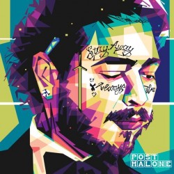 Post Malone pop art style 