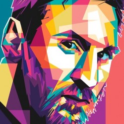 Lionel Messi pop art 