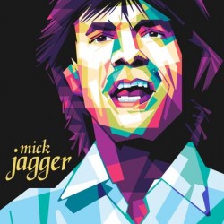 Mick jagger pop art style 