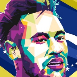 Neymar pop art 