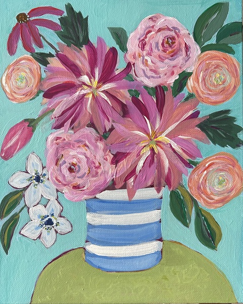 Happy flowers Print