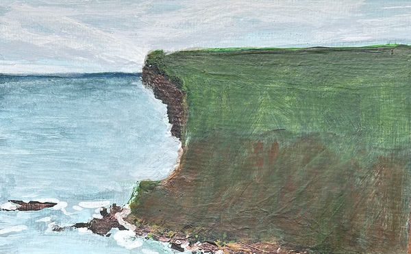 Ocean cliffs Print