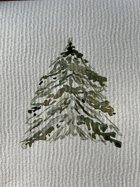 Winter fir Print