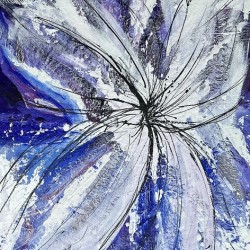 negative white on Purple