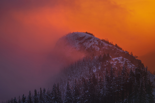 Mountain 18 W Print